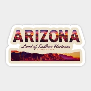 Arizona Sun Spirit Slogan Series Sticker